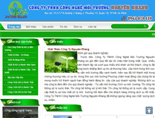 Tablet Screenshot of moitruongnguyenkhang.com
